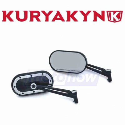 Kuryakyn Heavy Industry Mirrors for 2014-2016 Harley Davidson FLHTKSE CVO wi Foto 1 de 4