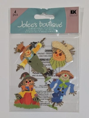 Pegatinas RARAS de Espantapájaros de Jolee Otoño Halloween Álbumes de Recortes Foto 1 de 2