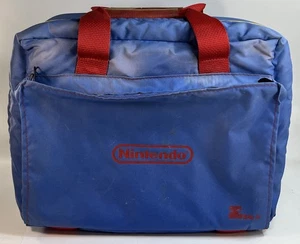 Nintendo NES Z Bag Blu Borsa da Viaggio Console Custodia 1988 Autentica Vintage - Foto 1 di 7