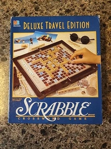 Scrabble Deluxe Reise Edition Kreuzworträtsel Brettspiel komplett tragbar Roadtrip - Bild 1 von 13