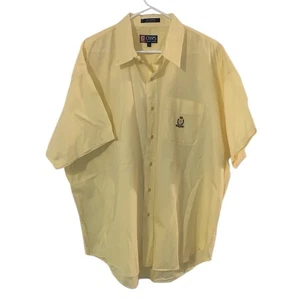 Chaps Ralph Lauren Gelb Button Down Hemd Kurzarm Herren Klassisch XXL - Bild 1 von 6