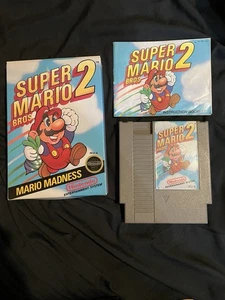 Vintage CIB Copy Of Super Mario Bros. 2 (Nintendo NES, 1988) Complete - Picture 1 of 4