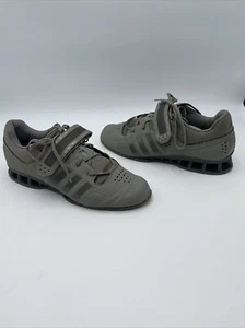 Adidas DA9874 AdiPower Weight Lift MILITARY ARMY GREEN CARGO GUM SZ 14 RARE - Picture 1 of 11