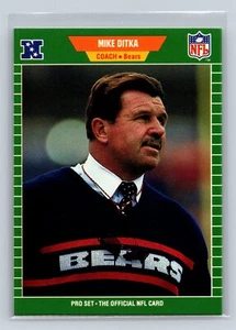 1989 Pro Set Mike Ditka #53 Chicago Bears - Foto 1 di 2