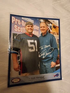 Buffalo Bills Scott Norwood Autographed 8x10 Photo Inscribed Charity Event 2010 - Picture 1 of 4