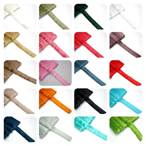 FCL 1 Inch Satin Frill Lace Trim Sewing Wedding Doll Dress Cushion Cover Edging - Picture 1 of 107