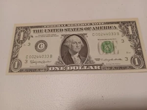 1963 1 $ Green Seal Federal Reserve Schein CB Block  - Bild 1 von 6