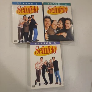 Seinfeld: The Complete Series Seasons 3, 4 and 5 (DVD) in Very Good Condition - Imagen 1 de 4