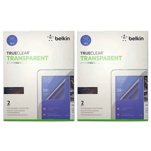 2x BELKIN TRUCLEAR SCREEN PROTECTOR FR SAMSUNG GALAXY TAB PRO 10.1 2PK F8M817BT2 - Picture 1 of 1
