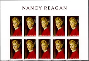 US Scott # 5702 Block Of 10 Stamps MNH, Nancy Reagan - Picture 1 of 1