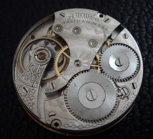 Antiguo Reloj Bolsillo Waltham Primera Guerra Mundial Era 16s Grado 610 Modelo 1908 Movimiento - 1917 - Imagen 1 de 2