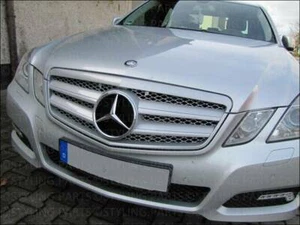 VORNE SILBER CHROMGRILL FÜR MERCEDES W212 09-13 AMG LOOK 212041 E-KLASSE - Bild 1 von 5