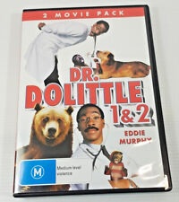 Dr Dolittle & Dr Dolittle 2 DVD 1998 & 2001 PAL Region 4 Eddie Murphy Used