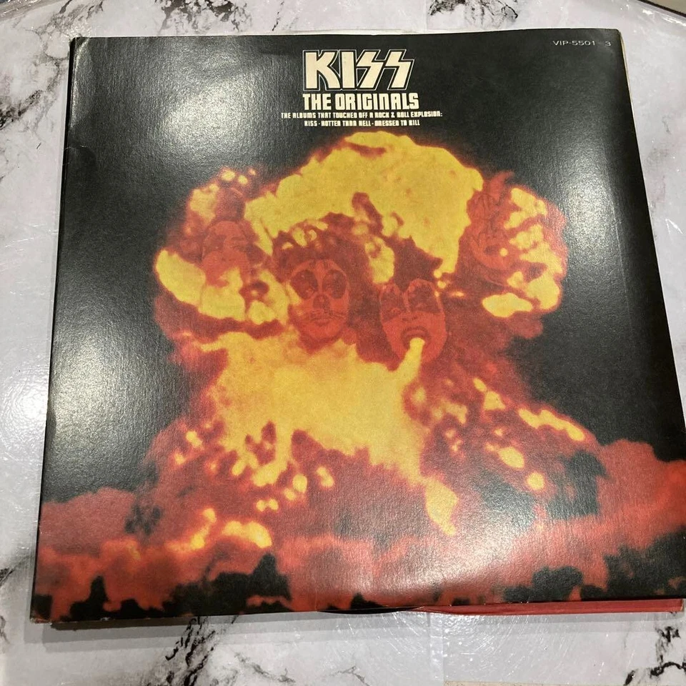 Kiss The Originals The Whole Hell Vinyl HR/HM 3 Disc Set used f/s - Image 1 of 4