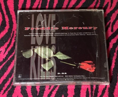 FREDDIE MERCURY "Love Kills" RARE PROMO ONLY CD Single ©1992 Disc= NM Queen Foto 1 de 4