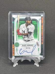 Eloy Jimenez 2022 Topps Tribute Autograph Auto Green SP /99 Chicago White Sox 🔥 - Picture 1 of 2