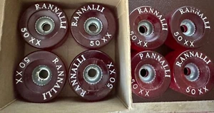 VTG (8) New Old Stock Rannalli 50XX Dance & Freestyle Skate Wheels Indoor Red - Picture 1 of 9