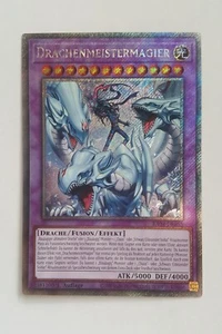 Yugioh 1x Drachenmeistermagier Platinum Secret Rare RA04 deutsch Neu - Bild 1 von 4