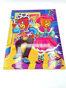 Vintage Lisa Frank Ordner Hollywood & Beverly Tanzende Cowboy Bären - Bild 1 von 10