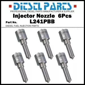 6x Fuel Injector Nozzle L241PBB for Mercedes Benz ATEGO 1224 A0060176721 B03006B - Picture 1 of 8
