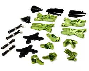 Green CNC Machined Suspension Upgrade Kit for HPI Ken Block WR8 3.0 Edition - Picture 1 of 1