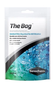 Seachem The Bag Super Fine Aquarium Filter Media 180 Micron Mesh Welded 10x5 in - Picture 1 of 4