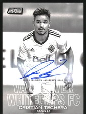 2018 Stadium Club MLS Autographs Black and White #12 Cristian Techera Auto