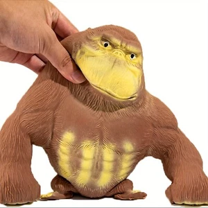 Monkey Squishy Toy Stretchy Sensory Fidget Toy Stress Relief Gorilla Squeeze - Picture 1 of 5