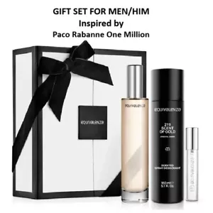 Gift Set for MEN HIM BOYS 219 Scent of Gold inspired by Paco Rabanne One Million - Picture 1 of 4