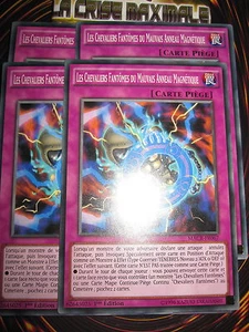 YU-GI-OH! COM LES CHEVALIERS FANTÔMES DU MAUVAIS ANNEAU MAGNETIQUE MACR-FR067 X4 - Picture 1 of 1