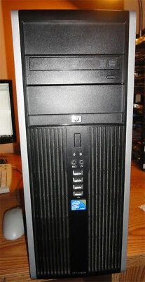 HP 8000 Elite CMT, Quad Core, 2.66Ghz, 4GB Ram, 160GB HDD, Windows 10 Pro, #138 - Image 1 of 4