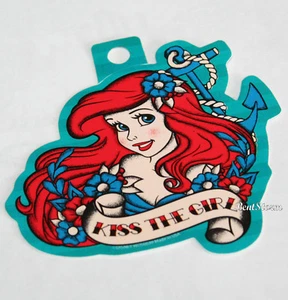 Disney The Little Mermaid Ariel Kiss the Girl Nautical Diecut Vinyl Wall STICKER - Picture 1 of 1