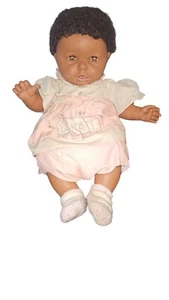 Berjusa Of Spain Morrocan Baby Adorable Afro Hair Sleep Eyes 19in Cloth Body - Picture 1 of 12