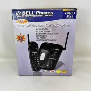 Northwestern Bell Phones Excursion 900Mhz Cordless Phone Black - Picture 1 of 4