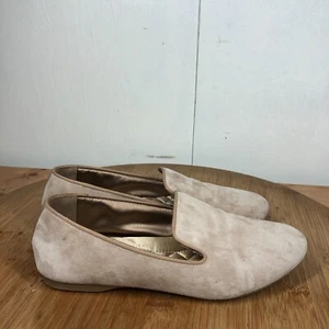 Birdies Shoes Womens 5.5 Ballet Flats Loafers Brown Suede Event Slip On Classic - Picture 1 of 13