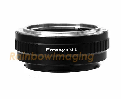 FOTASY Konica AR Lens to Leica L Panasonic S Mount Adapter for S1 S1H S1R S5 Sigma fp
