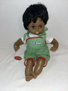 Angel Buppe prodotto di valore 13"Doll Black Hair / Brown Eyes, pelle scura, vestito - Foto 1 di 4