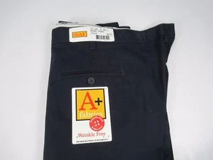 A+ by SAI MENS Pants 7004 NAVY SIZE 48 W48 L37 SCHOOL UNIFORM NOT HEMMED - Picture 1 of 4