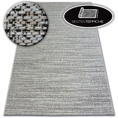 Moderno Naturale Tappeto IN Sisal " Floorlux " Argento Pratico Semplice Da - Immagine 1 di 4