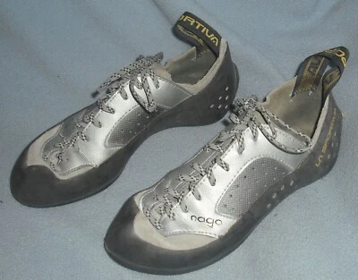 Zapatos de Escalada en Roca La Sportiva Nago EE. UU. W 5,5 M 4,5 EUR 36,5 Cuero Hecho en Italia Foto 1 de 4