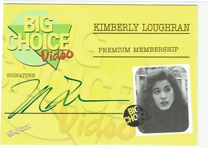 Clerks Skybox 2017 Auto Autograph Big Choice Video ABC-KL Kimberly Loughran - Picture 1 of 1