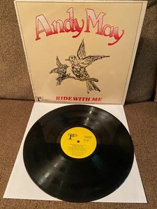 ANDY MAY Ride With Me 1982 Swift River LP #101 EXC-/EXC Autographed - Foto 1 di 1
