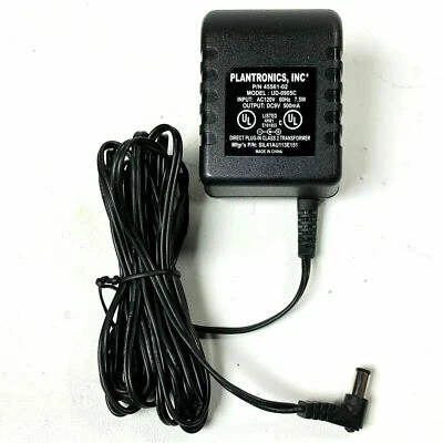 Plantronics UD-0905C AC Power Adapter 9V 500mA for CS55 Headset Genuine 45561-02 - Image 1 of 4