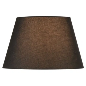 XXL großer SLV FENDA Leuchtenschirm konisch schwarz, Ø/H cm 45,5 28 Lampenschirm - Bild 1 von 2