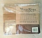 Wood River Textiles Homestead Lined Valance Curtain 72? X 14? NEW Carol Endres
