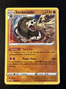 Sandaconda 110/202 Rare Holo Pokemon TCG Card Sword & Shield NM - Picture 1 of 2
