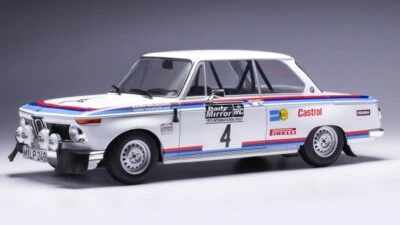 MODELLINO AUTO STATICO IXO BMW 2002 #4 RAC RALLY 1973 WALDEGAARD SCALA 1/18 - Immagine 1 di 4