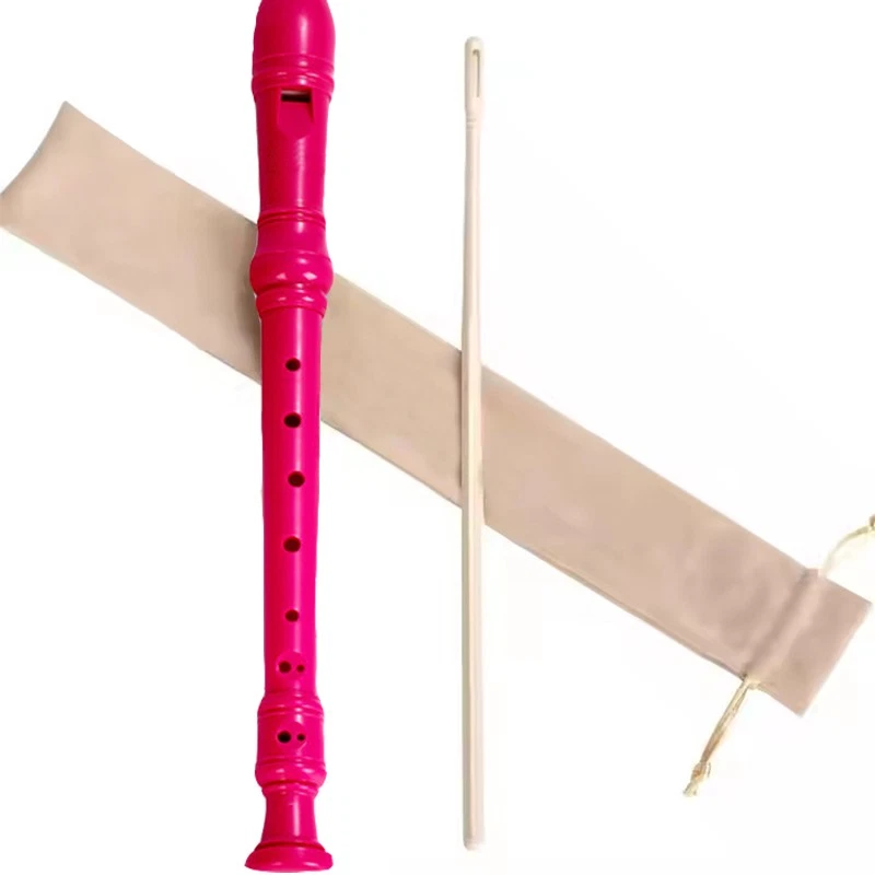 Soprano Recorder Instrument 8 Hole Plastic German Fingering Flute for Beginners - Image 1 of 4