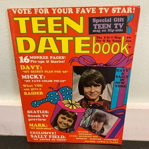 Teen Datebook Magazine January 1968 John Lennon Mick Jagger Complete Pinups - Picture 1 of 9