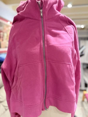 Lululemon Scuba Oversized Full Zip Hoodie ~ XL~ Pink Blossom PBOL Worn Once - Image 1 of 2